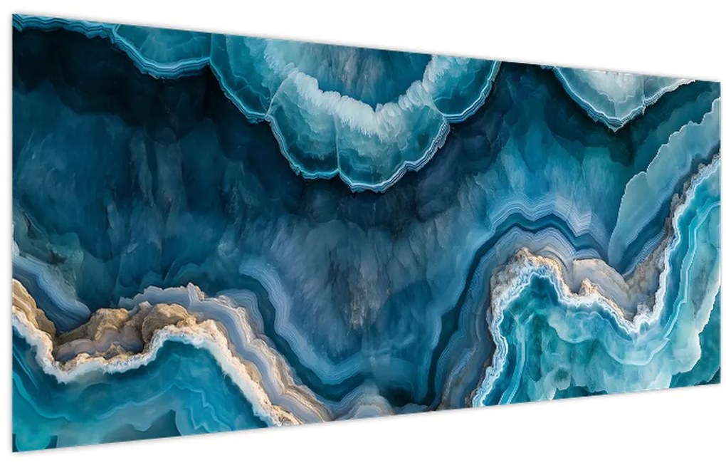 Obraz - Akvamarín detail (120x50 cm)