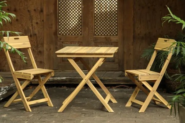 Záhradný bistro set 3 ks skladací FILAX Rojaplast