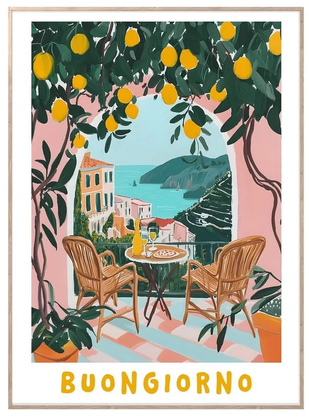 Obraz 50x70 cm Balcony I – Styler