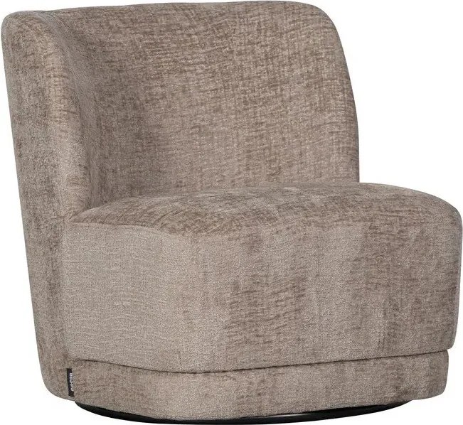 Svetlohnedé zamatové kreslo Atty – WOOOD