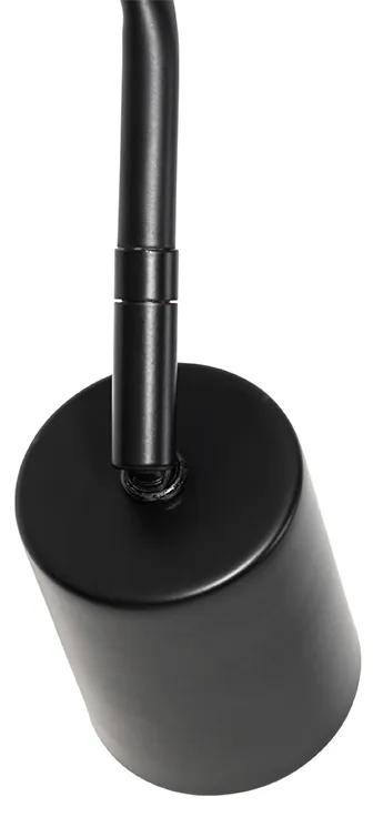 Moderná stojaca lampa čierna nastaviteľná - Java