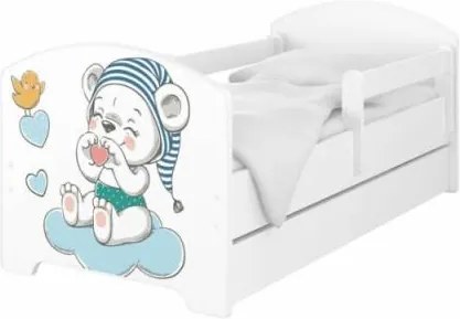 Babyboo Detská posteľ 140 x 70 cm - Macko s čiapkou BabyBoo 116189