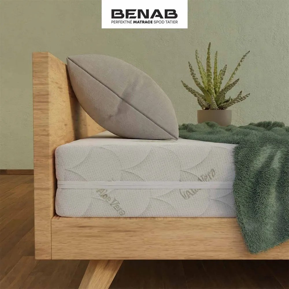 Tvrdý/stredne tvrdý penový obojstranný matrac 90x200 cm BonHarmony HR BIO - BENAB