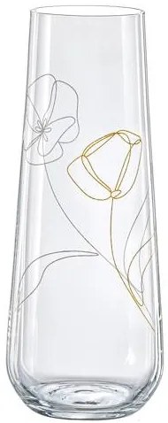 Crystalex Poháre na prosecco FLOWERS 250 ml, 4 ks