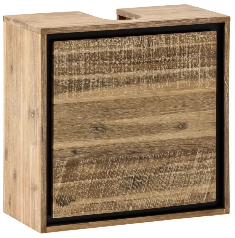 furniture-nabytek.cz - Masivní skříňka pod dřez Jolo z akácie, lakovaná, hnědá