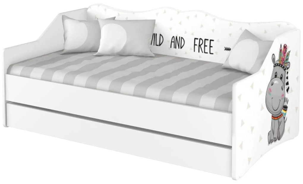 DO Detská posteľ s úložným priestorom Wild and Free 160x80