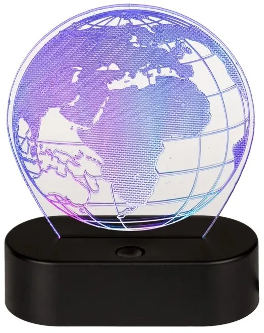 OUT OF THE BLUE KG Lampička 3D zemeguľa