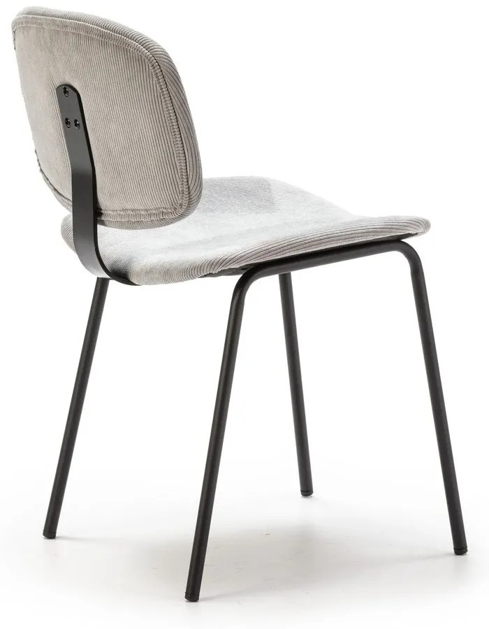 Sivé jedálenské stoličky v súprave 2 ks Arus – Marckeric