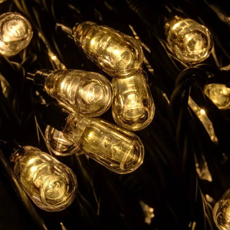 DECOLED LED světelný řetěz s MEGA LED, 100 m, 400 teple bílých diod