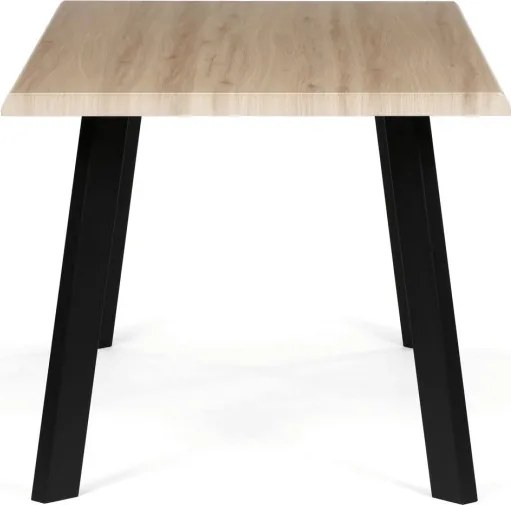 Jedálenský stôl HT-F4516 OAK divoký dub / čierne nohy