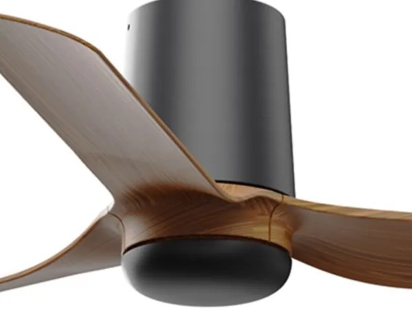 FARO 33835 - Stropný ventilátor MINI PUNT TUB S hnedá/čierna pr. 90 cm + DO