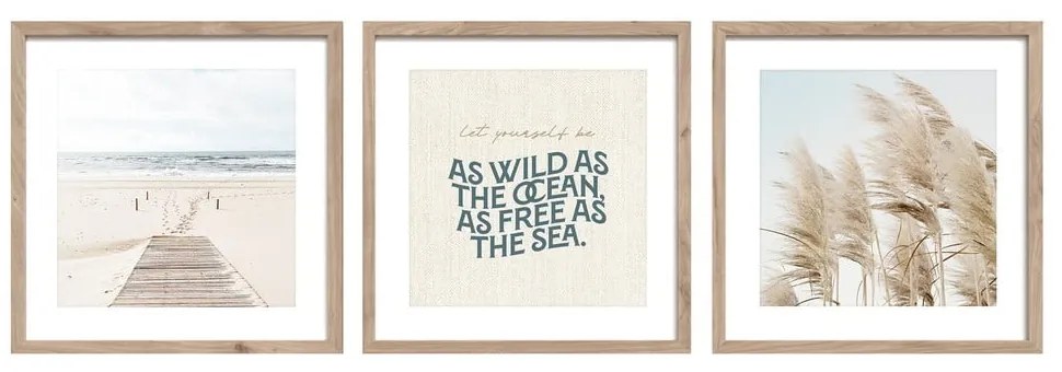 Obrazy v súprave 3 ks 30x40 cm Seaside – Styler