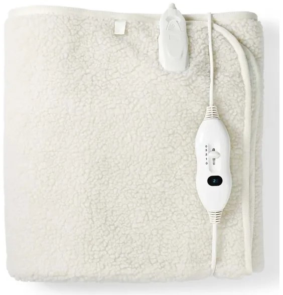 Nedis PEBL120CWT1 - Elektrická vyhrievacia deka 60W/230V 150x80 cm vlna