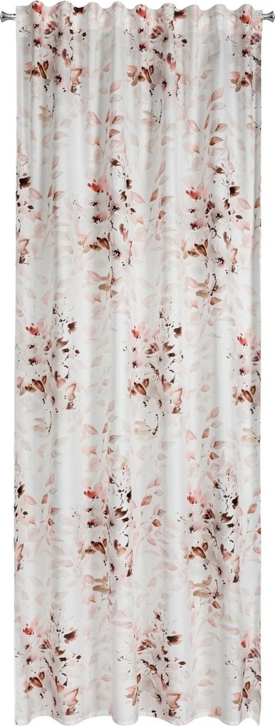 ZÁVES NA PÁSKE POWDERY 140X270 CM KVETY