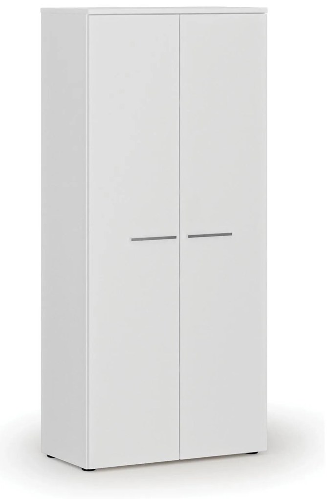 Šatníková skriňa s výsuvom PRIMO WHITE, 800 x 420 x 1781 mm, biela