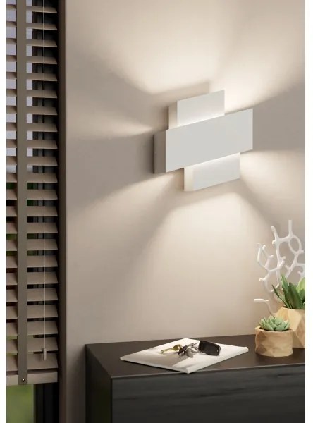 Eglo 900525 - Nástenné svietidlo TIMPAROSSA 1xE27/40W/230V biela