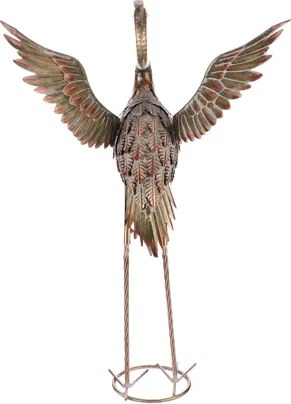 Volavka 84 cm - kovová záhradná dekorácia
