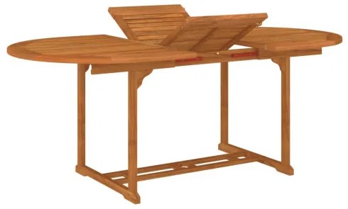vidaXL Záhradný stôl 200x100x75 cm masívne eukalyptové drevo-