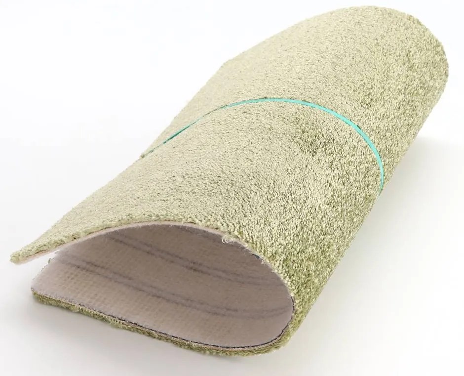 Koberec metráž Avelino 23, na mieru, šíře 4m, zelená, fusion back, chodba / predsieň, ITC