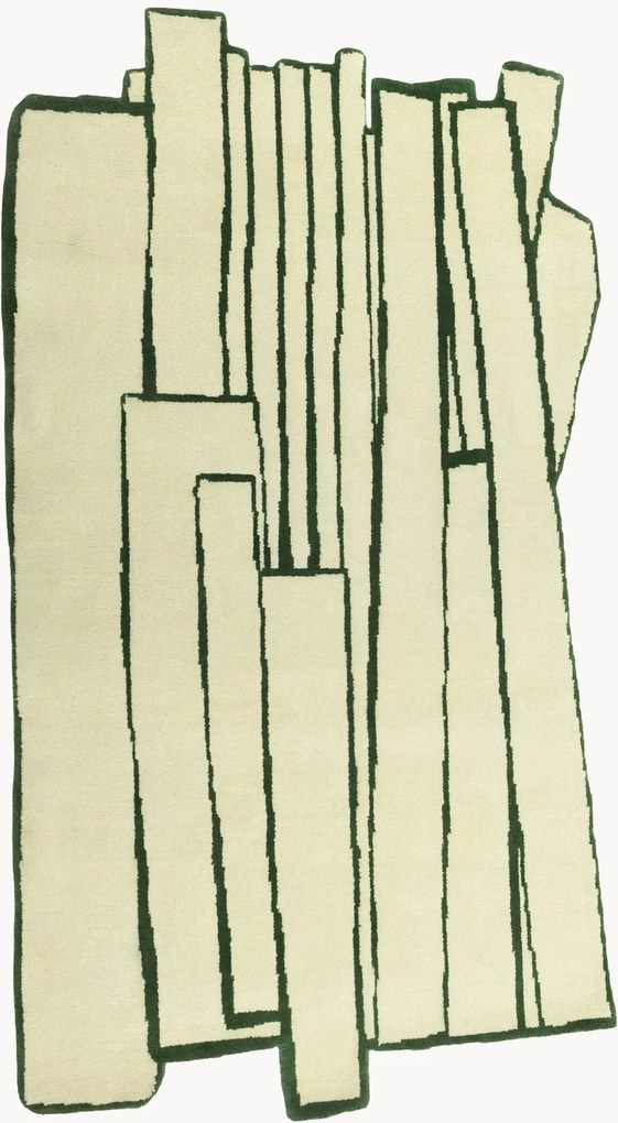 Ručne viazaný vlnený koberec Contour