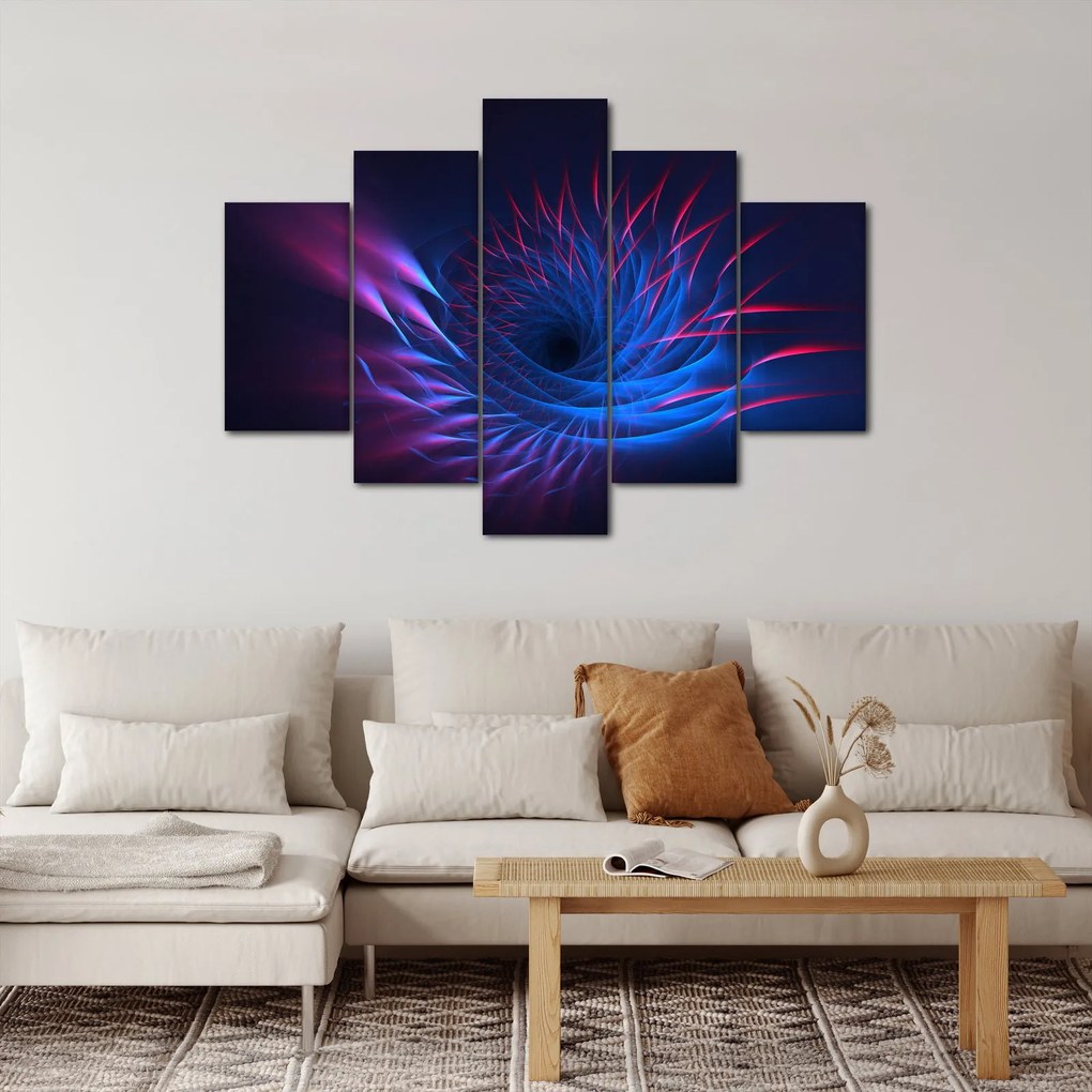 Obraz - abstrakcia kvetu (150x105 cm)