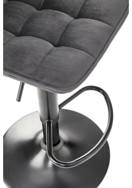 Barová stolička 106x43 cm antracit