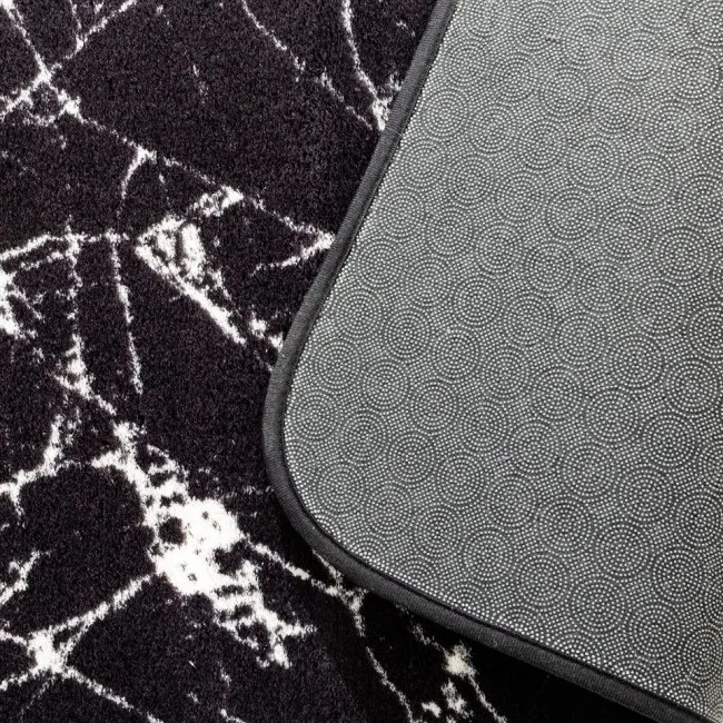 Kúpeľňový koberček MELLOW LOFT čierny