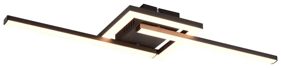 Čierne LED stropné svietidlo 16x54 cm Viale – Trio