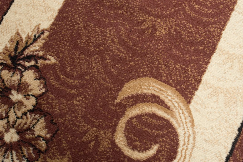 TA Koberec A166A HNEDÝ ATLAS PP Rozmer: 70x300 cm