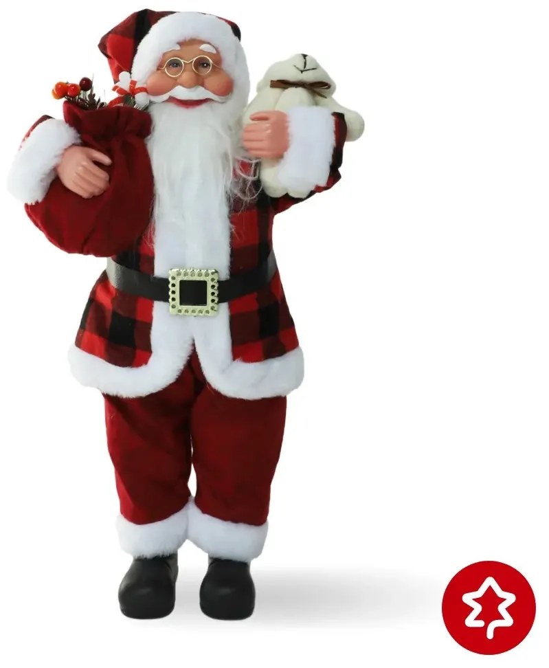 Santa Claus Modern Red 60 cm