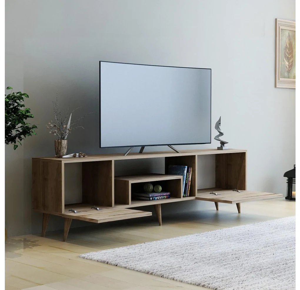 TV stolík/skrinka Tebosi 1 (orech) . Vlastná spoľahlivá doprava až k Vám domov. 1095278