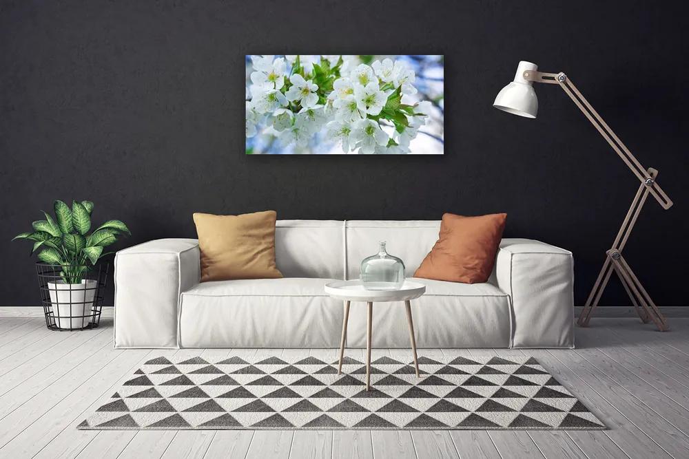 Obraz Canvas Kvety strom listy príroda 125x50 cm