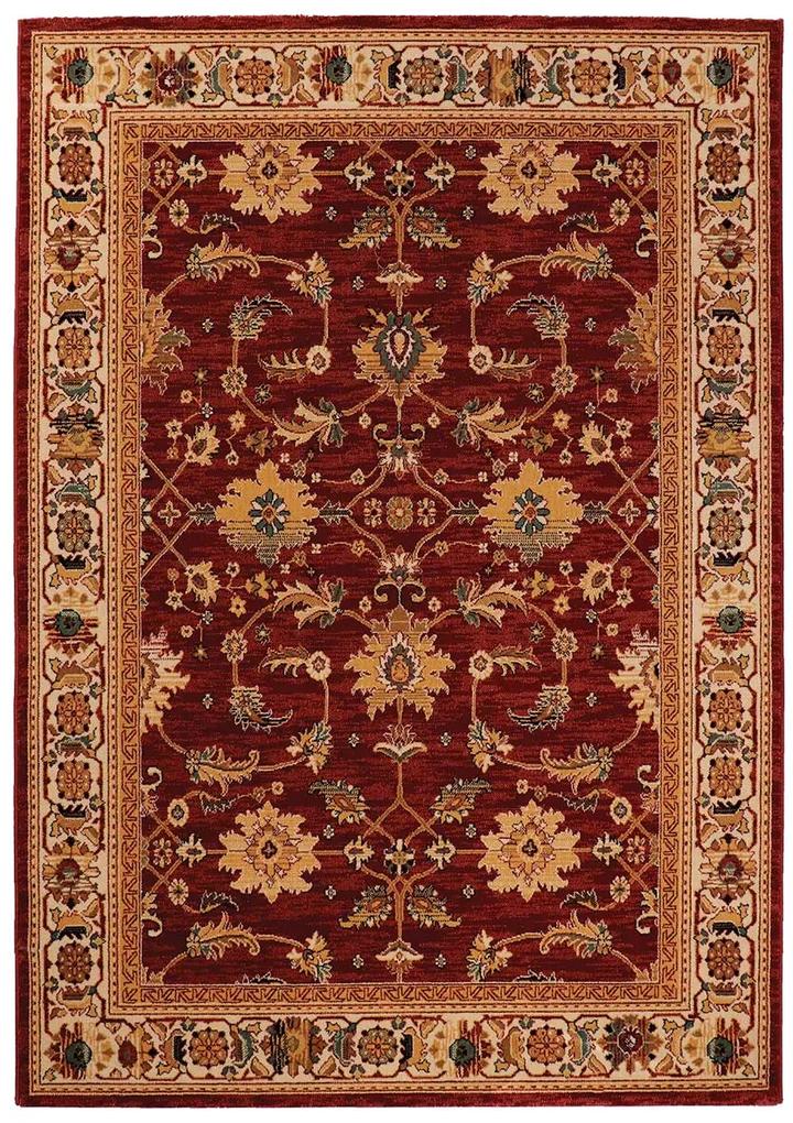 Koberce Breno Kusový koberec PRAGUE 482/IB2R, červená, viacfarebná,133 x 190 cm
