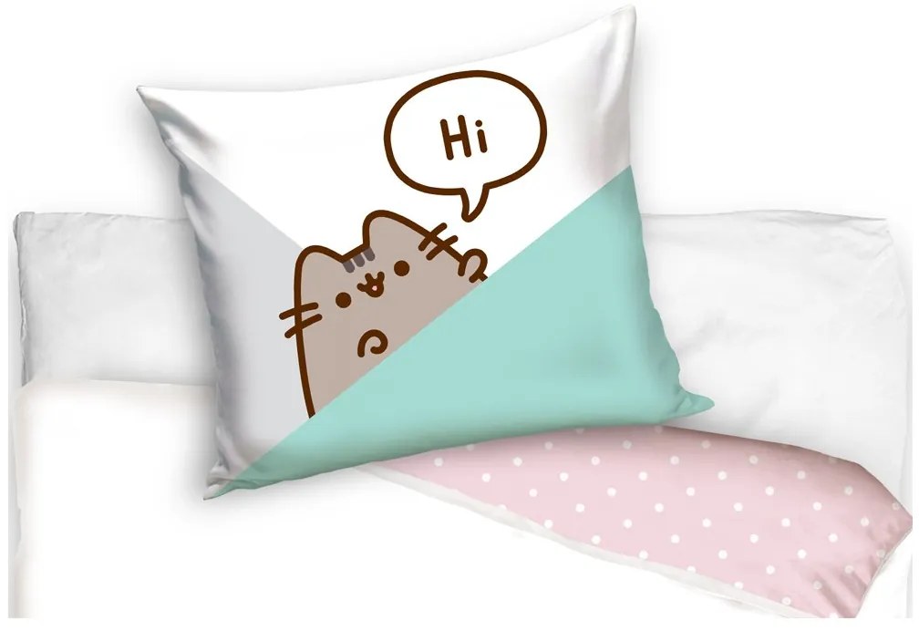 Detské obliečky Mačička Pusheen Lazy Cat 140x200/70x90 cm