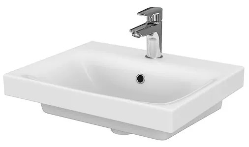 Cersanit Moduo SET, závesná skrinka 50x40x62 cm + umývadlo 50cm, antracitová matná, S801-482