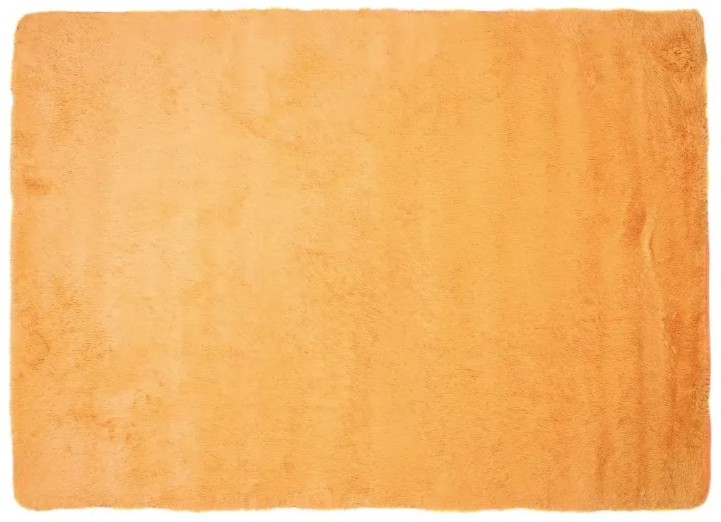 Plyšový koberec TOP - HORČICOVO ŽLTÝ