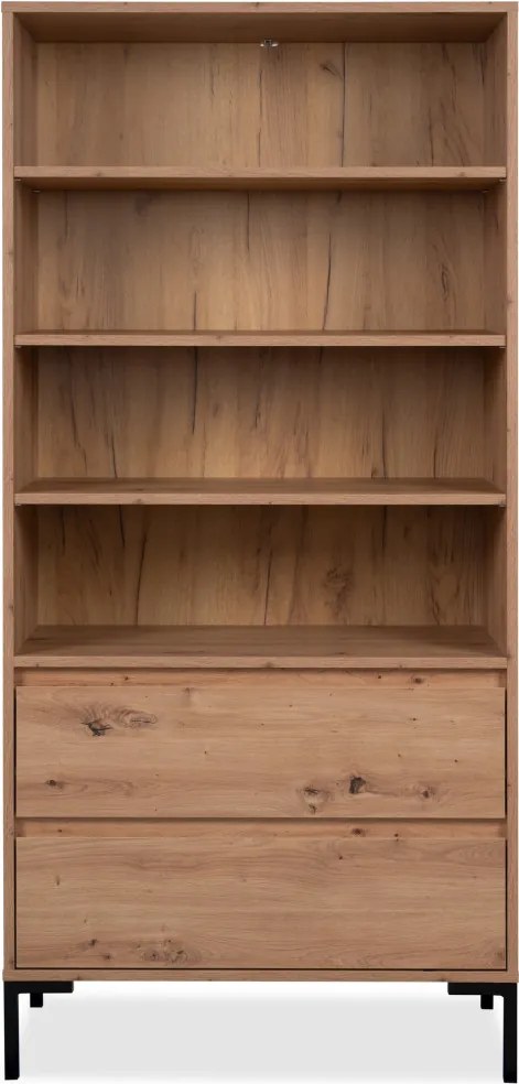 Široký regál so zásuvkami Korsika, dub artisan