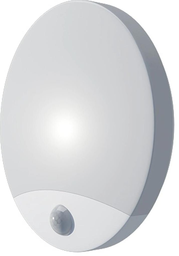 PANLUX OLGA S LED prisadené stropné, nástenné kruhové svietidlo so senzorom  10W PN32300003 | BIANO