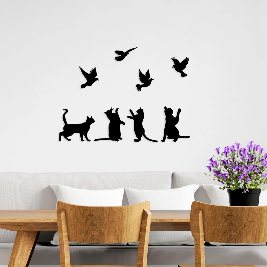 Birds Playing With Cats