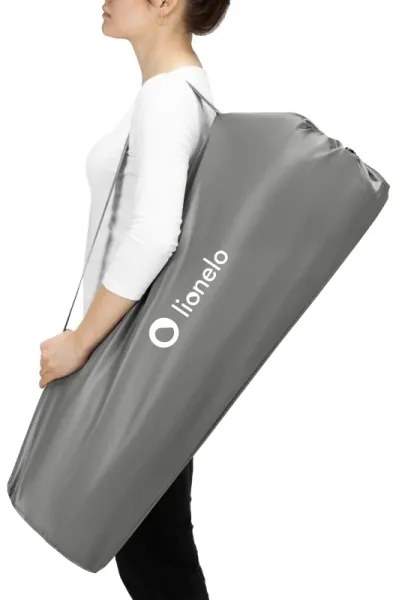 Lionelo - Hracia ohrádka ROEL PLUS Šedá viacfarebná