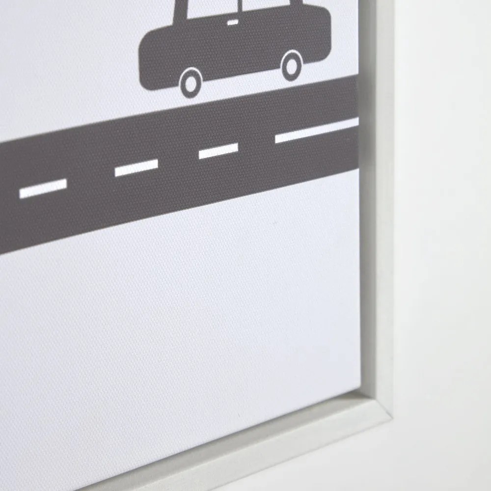 Súprava 3 čierno-bielych obrazov Kave Home Nisi, 30 x 42 cm