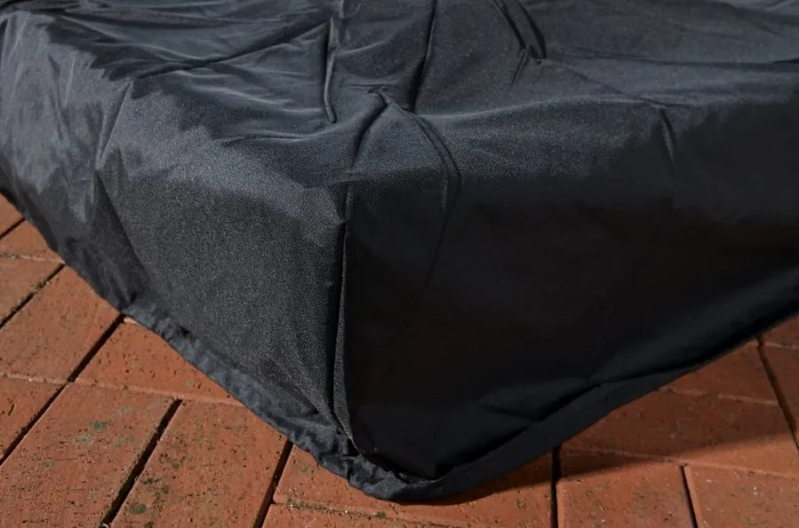 Obal na zahradný nábytok, ochranná plachta 275x135x90, čierna
