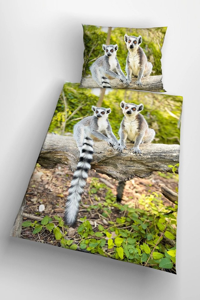 3d obliečky Lemur 140x200 cm