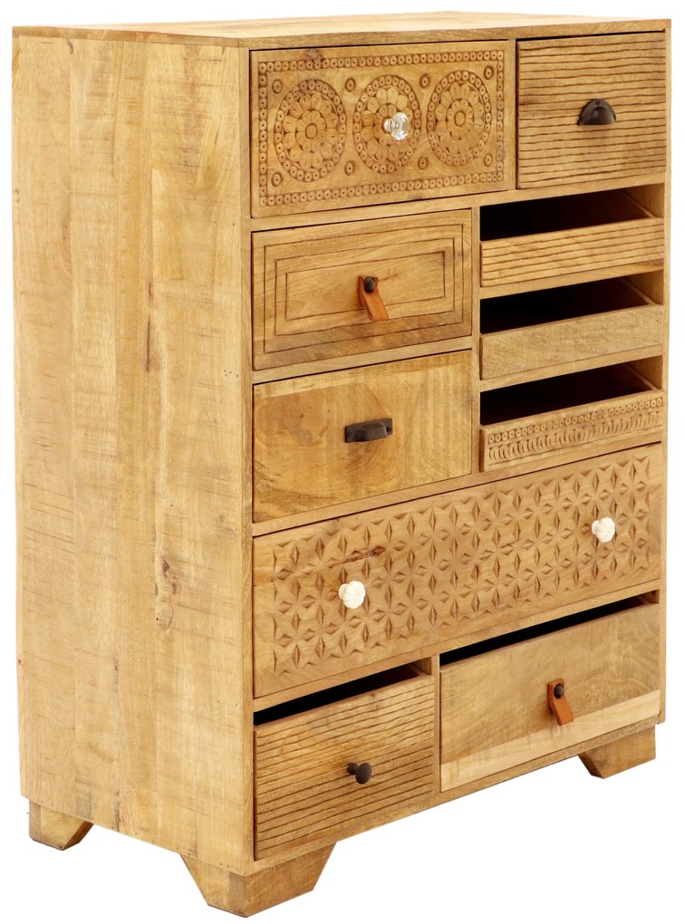 furniture-nabytek.cz - Komoda rustikální z manga 90x115x45