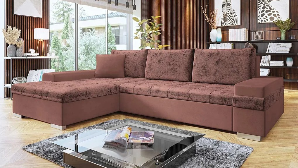 Rohová sedačka Canton Mini Premium, Dostupné poťahy: Otusso 14 + Otusso 14 + Sorriso 04