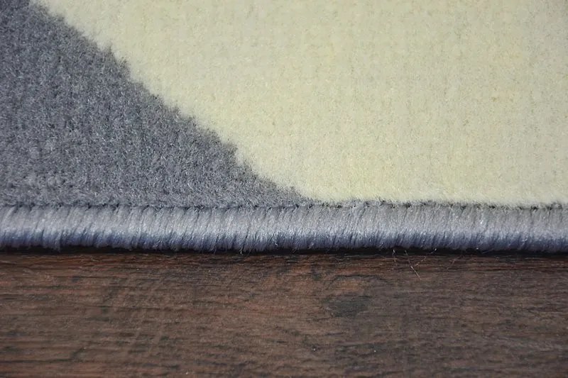 Kusový koberec BCF BASE ZICK 3963 CIKCAK sivý