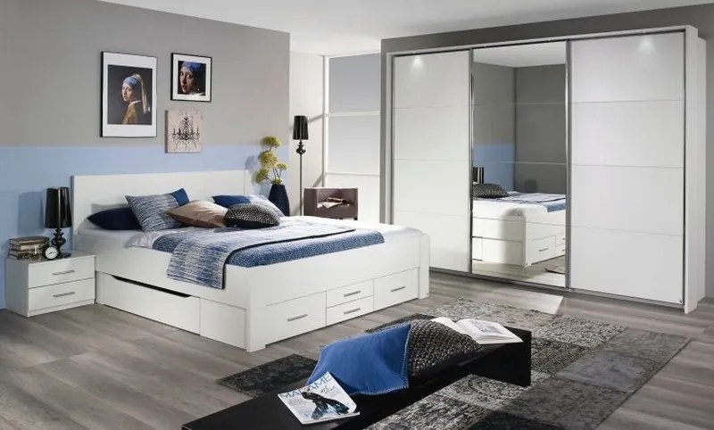 Set nočných stolíkov (2 ks) Isotta, biela