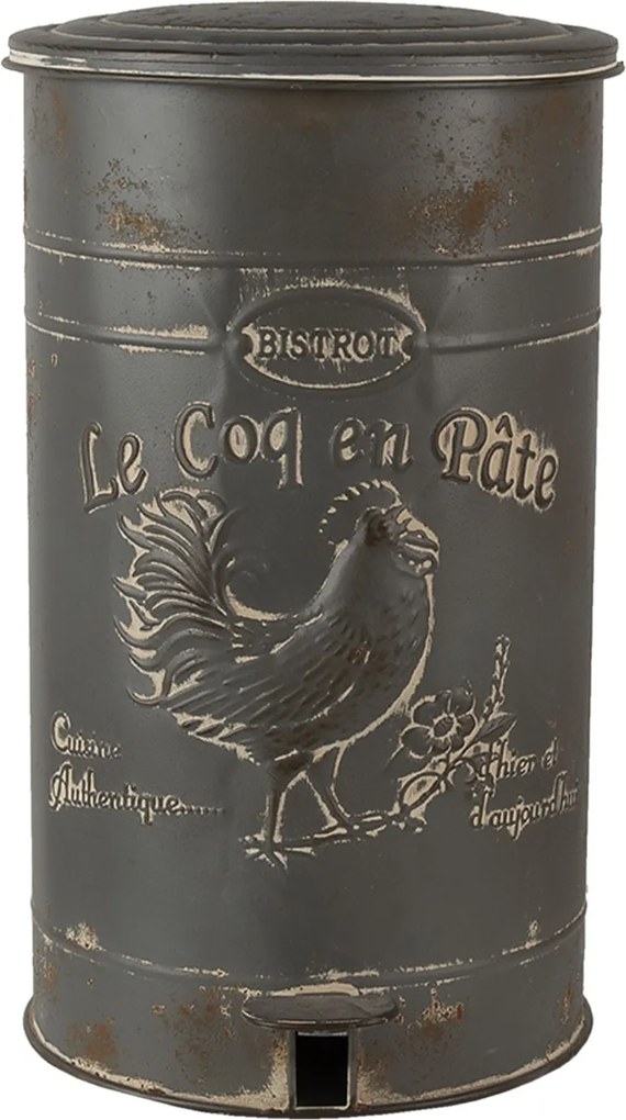 Vintage odpadkový kôš Le Coq en Pate - Ø 27*45 cm