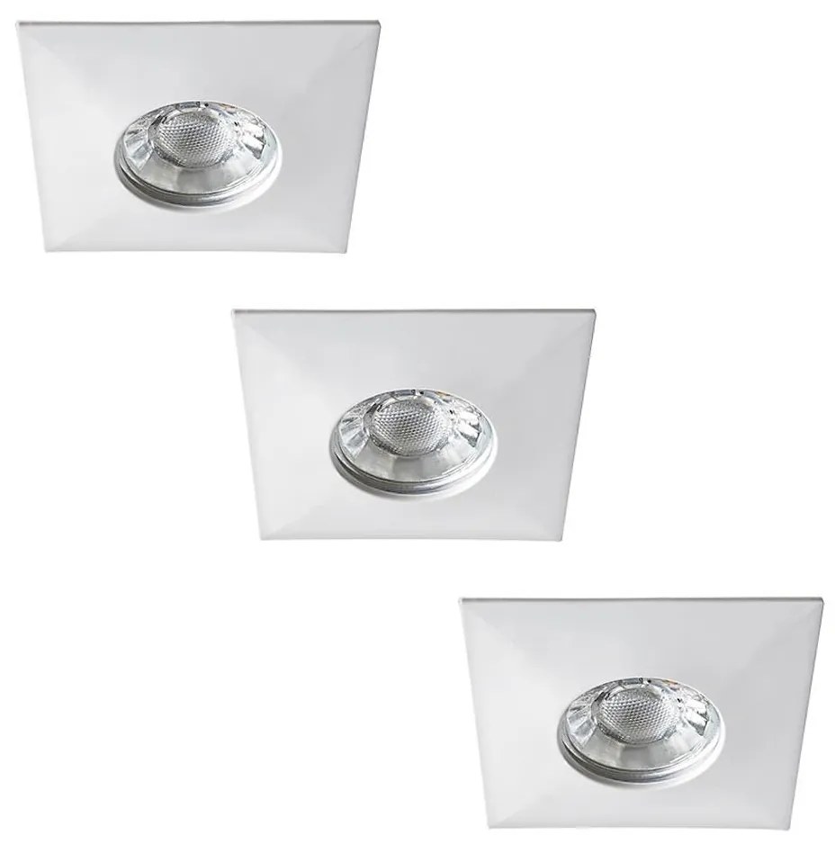 Rabalux 1080 - SADA 3x LED Kúpeľňové podhľadové svietidlo RANDY 1xLED/4W/230V hr