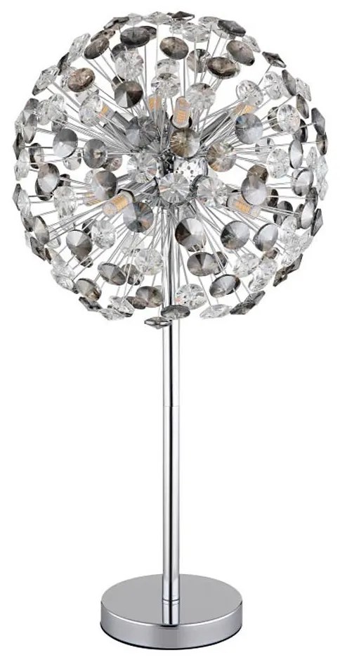 Globo 64135TC - LED Stolná lampa KATRINA 8xG9/3,5W/230V lesklý chróm